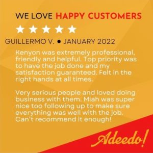 Adeedo social proof badge, 2022